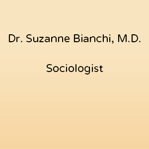 Dr. Suzanne Bianchi, M.D Sociologist and expert in Pushing Motherhood the documentary film